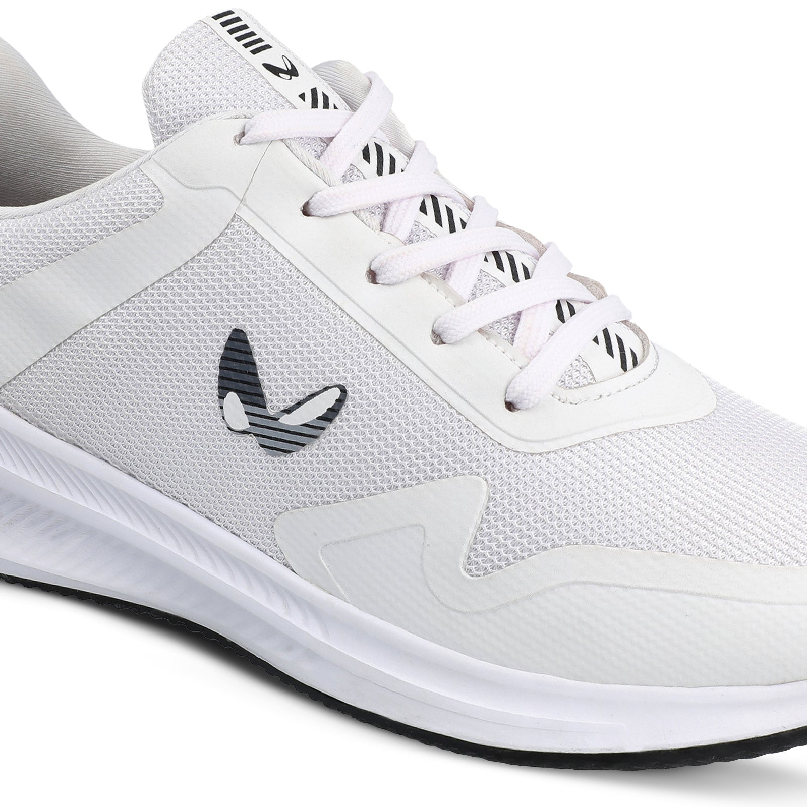 Walkaroo Men Lace-up Training Shoes - WS9063 White - Walkaroo Footwear