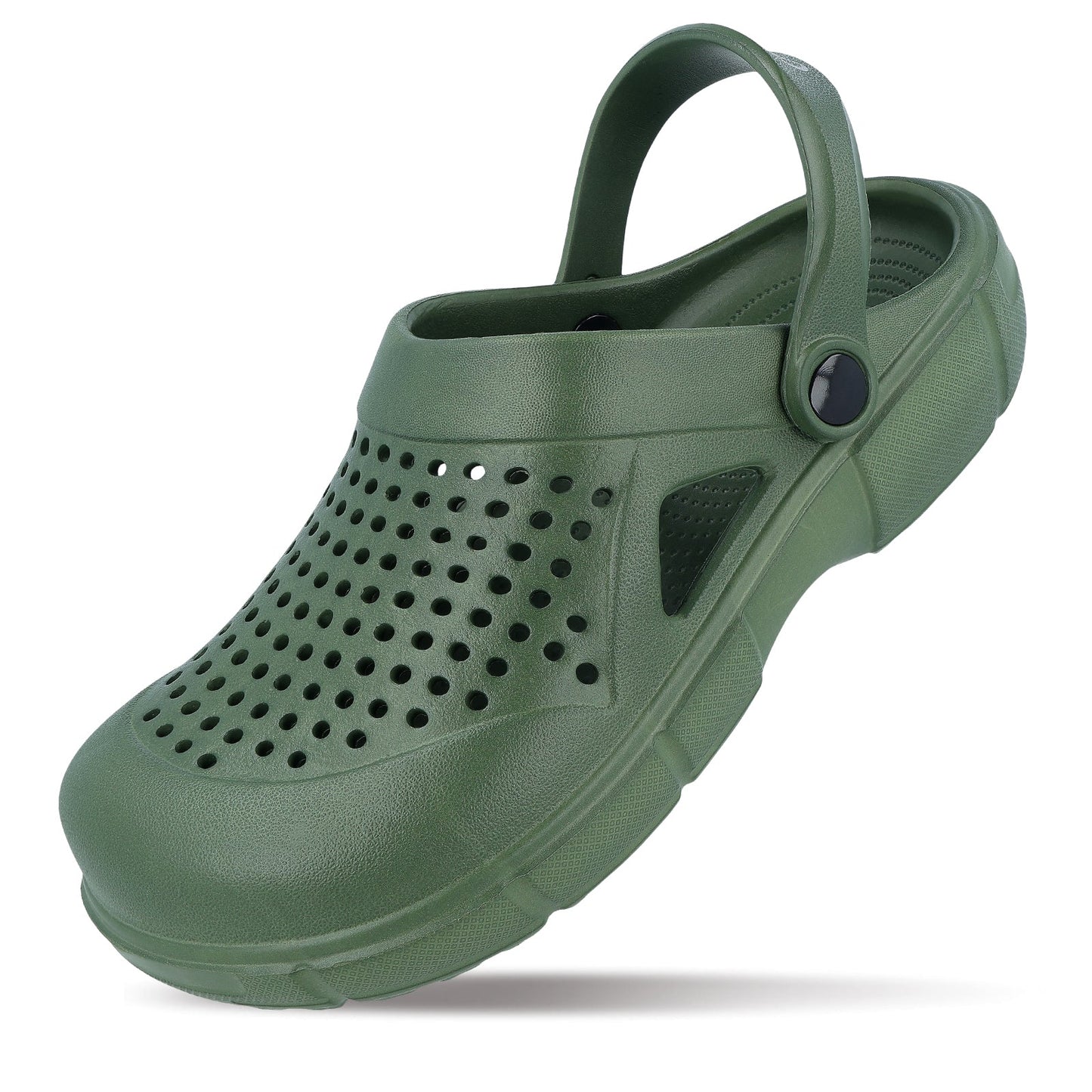 Walkaroo Mens Clogs - WC4849 Olive - Walkaroo Footwear