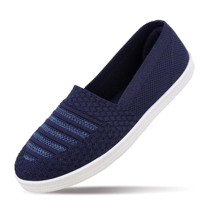 Walkaroo Go Womens Belly Shoes - WC4888 Navy Blue - Walkaroo Footwear