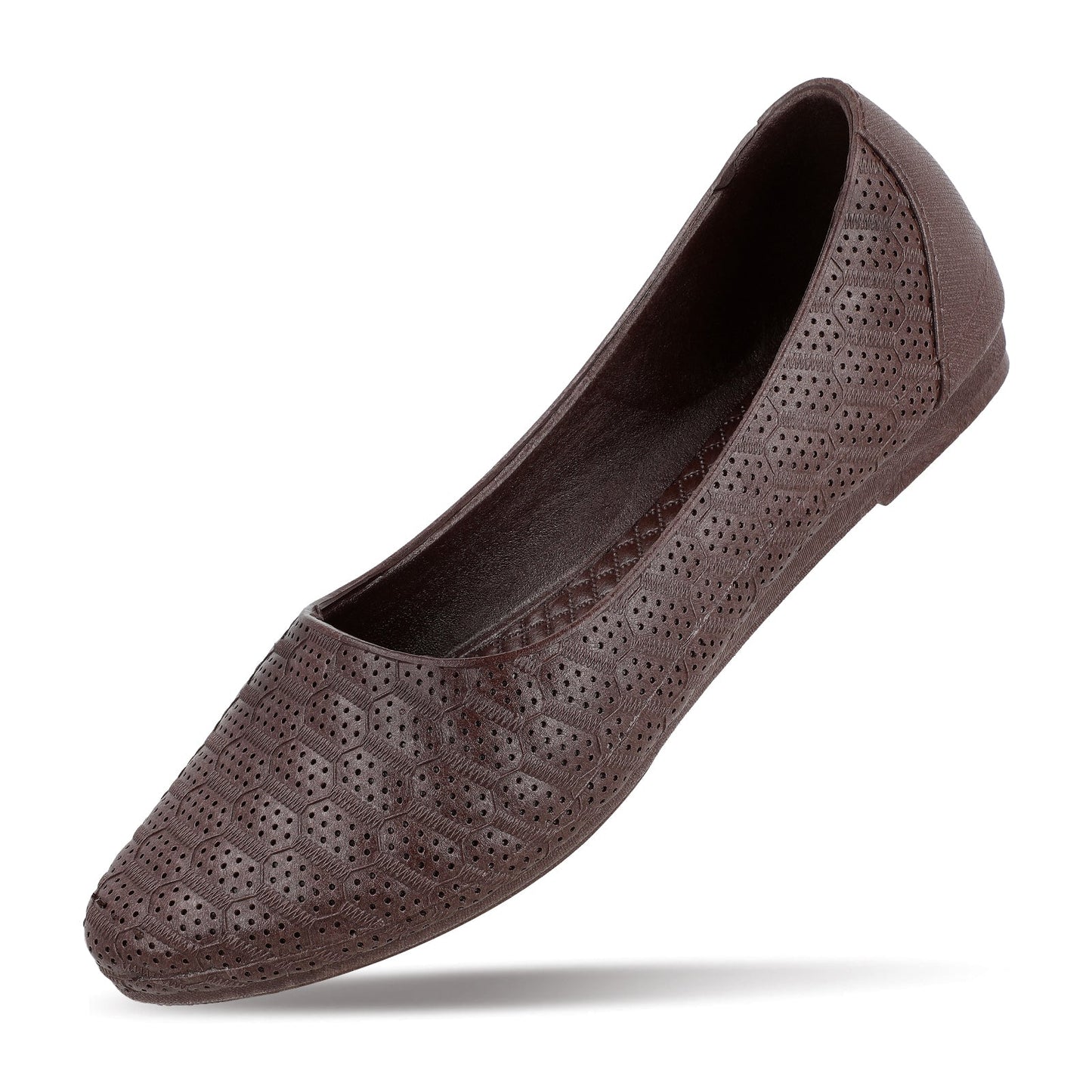 Walkaroo Go Womens Melange Belly Shoes - 12801 Brown - Walkaroo Footwear