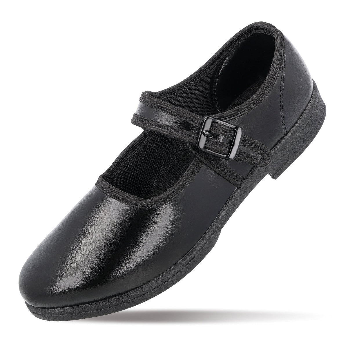 Girls School Shoe - WV591 Black