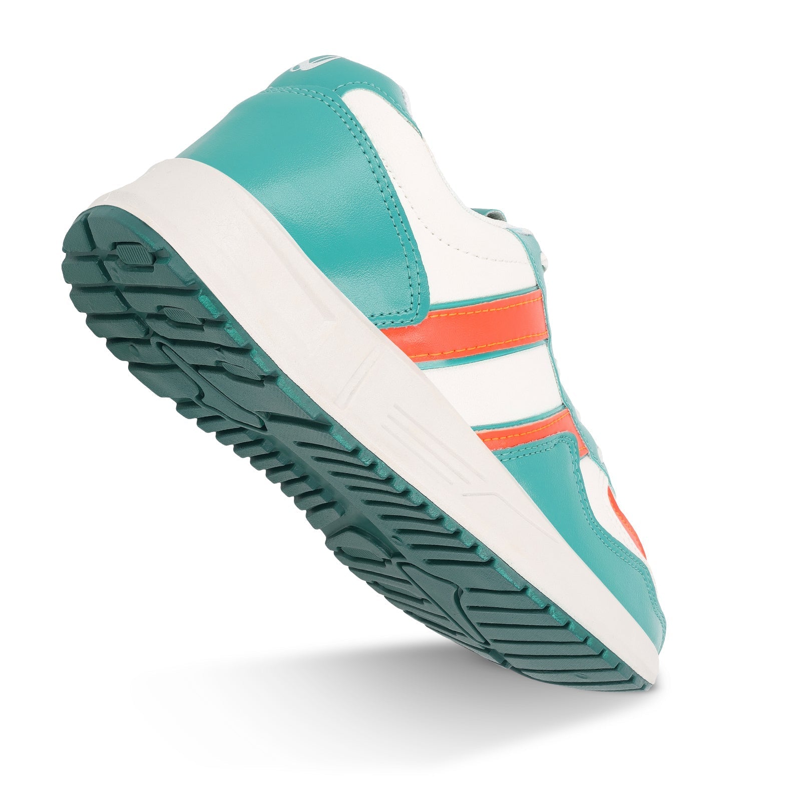 Walkaroo Mens Casual Shoes - WY3340 White Green - Walkaroo Footwear