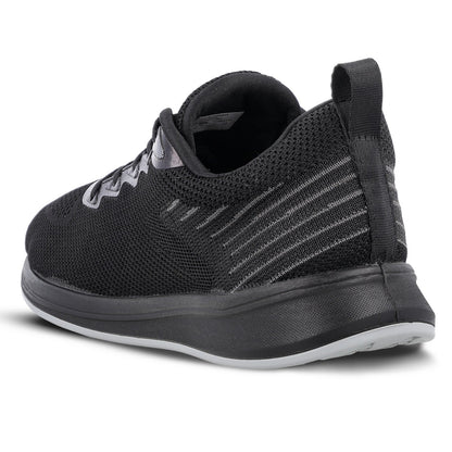 Men's Daily Wear Non Marking Sports Shoes  - WS6091 Black