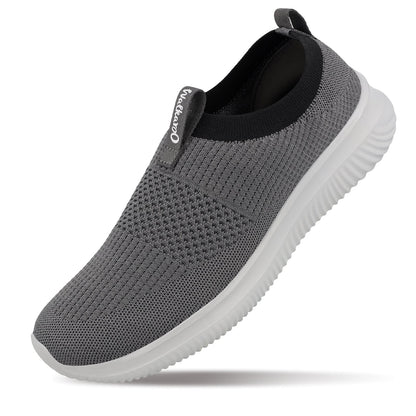 Men`s Slip-on Walking Shoes - WS9551 Grey