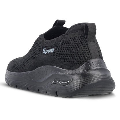 Men's Slip-on Walking Shoe - WS9571 Black Black