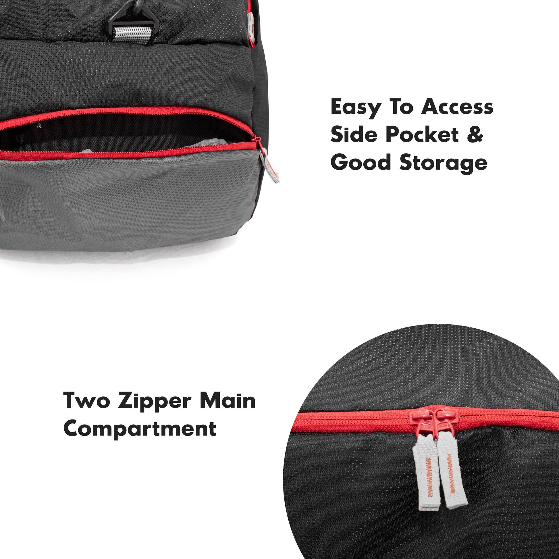 Strabo Columbia Travel Duffel Bag - Colour Black  Water Resistant - Strabo 