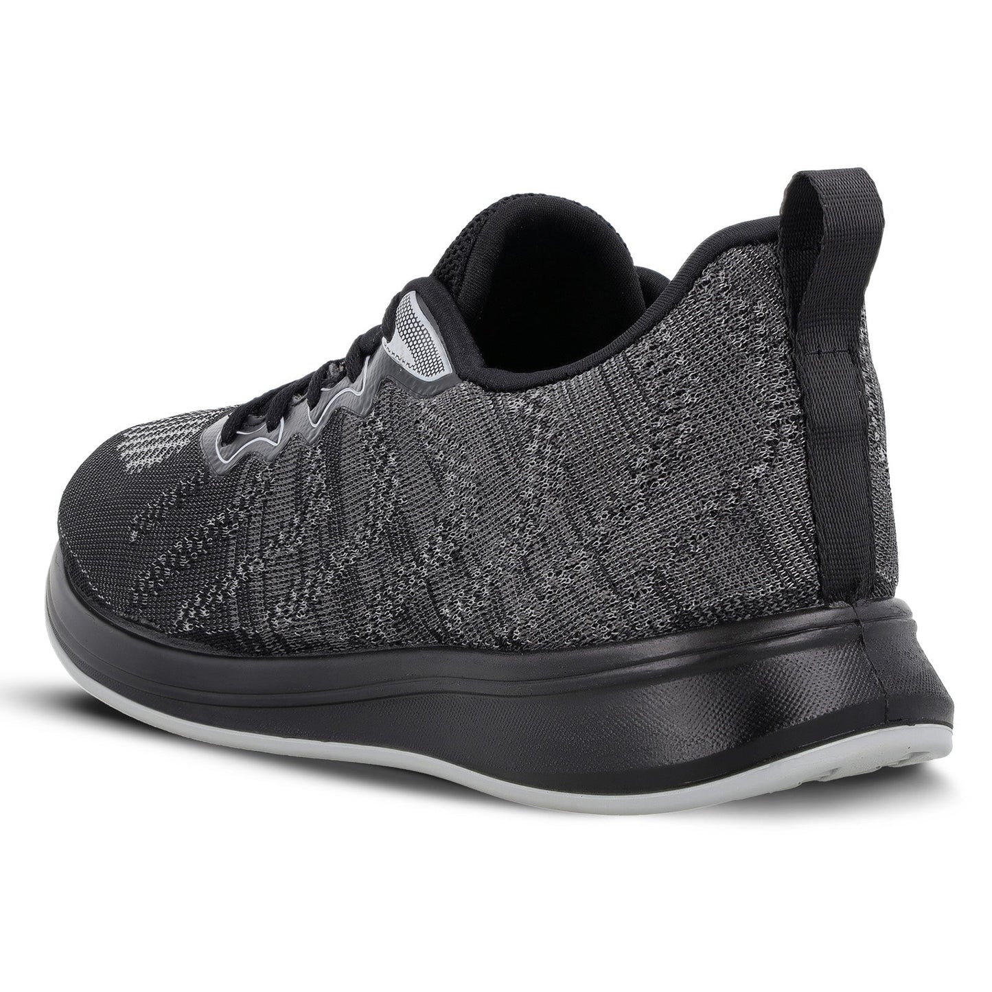 Men's Daily Wear Non Marking Sports Shoes  - WS6092 Black