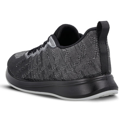 Men's Daily Wear Non Marking Sports Shoes  - WS6092 Black