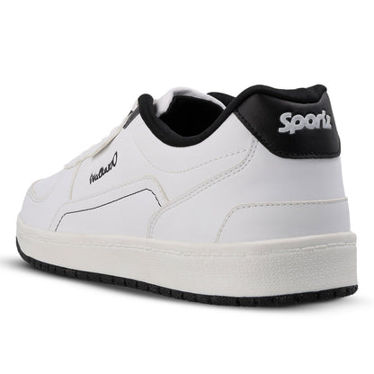Men's Casual Sneakers - WY3461 White Black