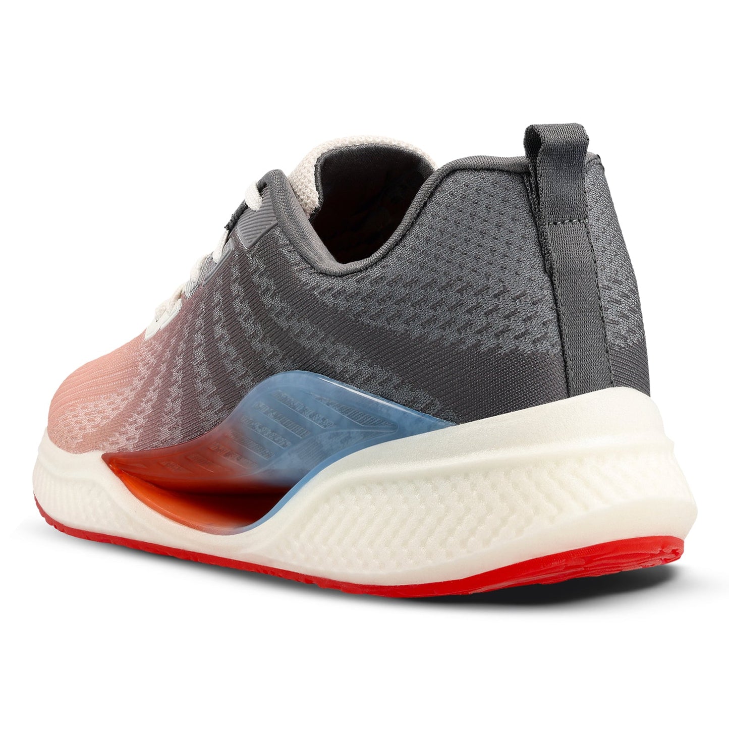 Men's Lace-up Sports Shoe - WS9119 White Red