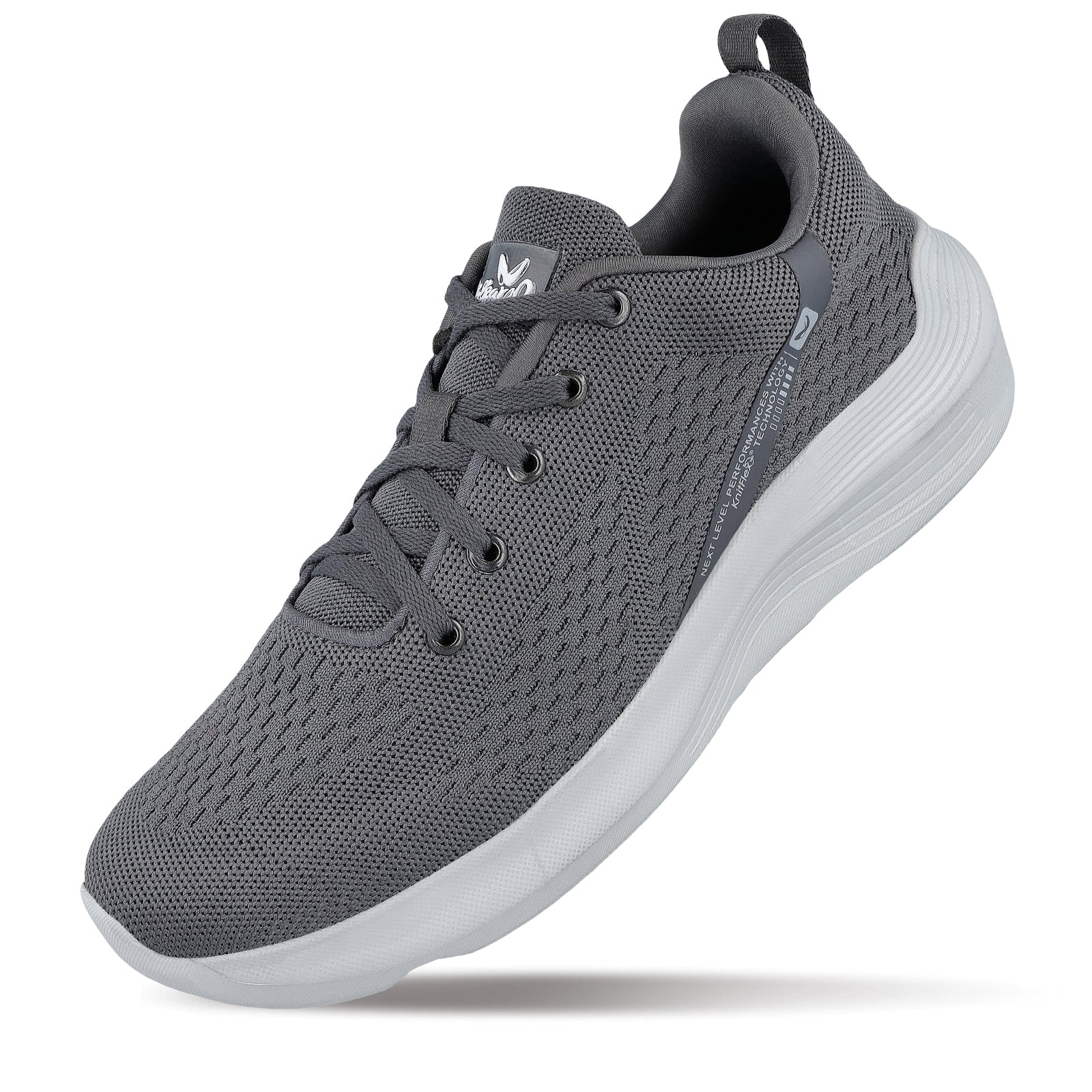 Walkaroo Men Walking shoe - WS9553 Grey - Walkaroo Footwear