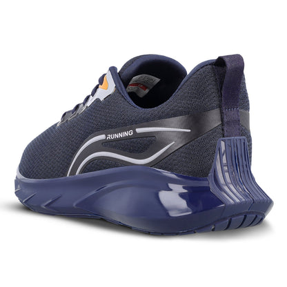 ZYLOK Men's Lace-up Sports Shoe - Navy Blue
