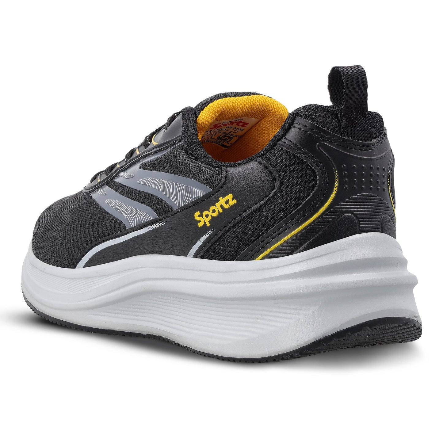 WILZER Men's Lace-up Sports Shoe - WS9153 Black