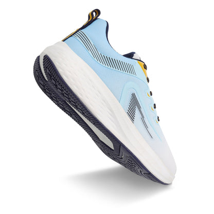 TYGA Men's Lace-up Sports Shoe - White Sky