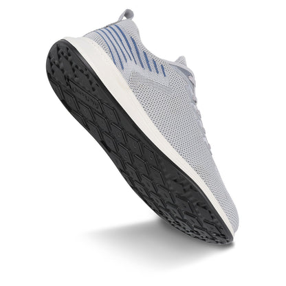 Men's Daily Wear Non Marking Sports Shoes  - WS6091 Light Grey