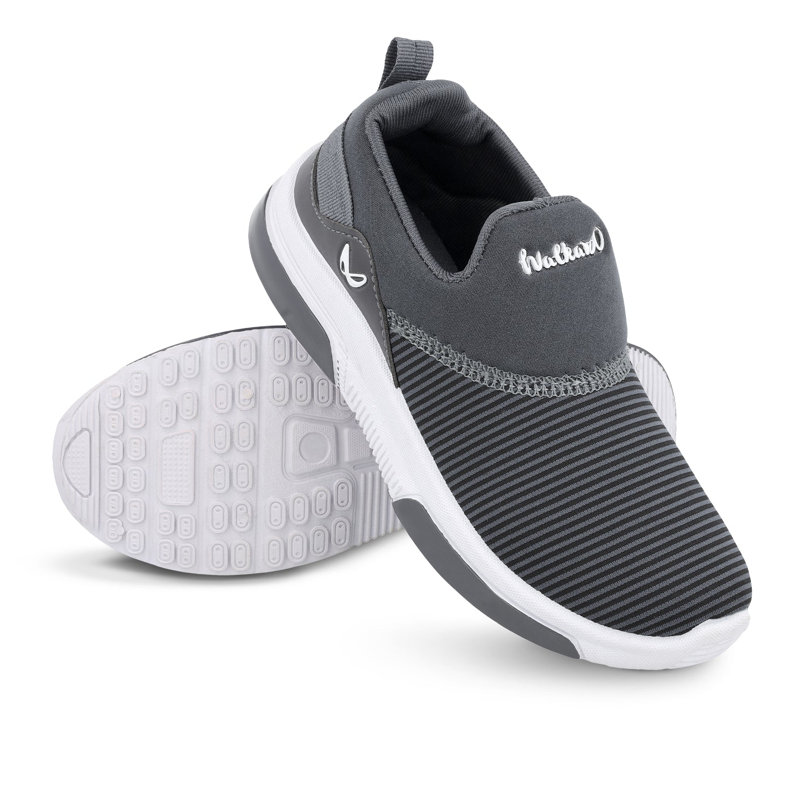 Walkaroo Boys Shoe - WS3056 Grey - Walkaroo Footwear