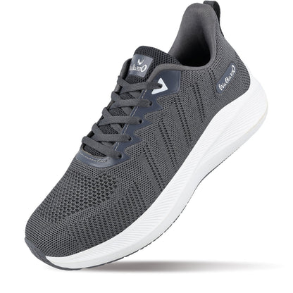 Walkaroo Men Sports Shoe - WS9104 Dark Grey - Walkaroo Footwear