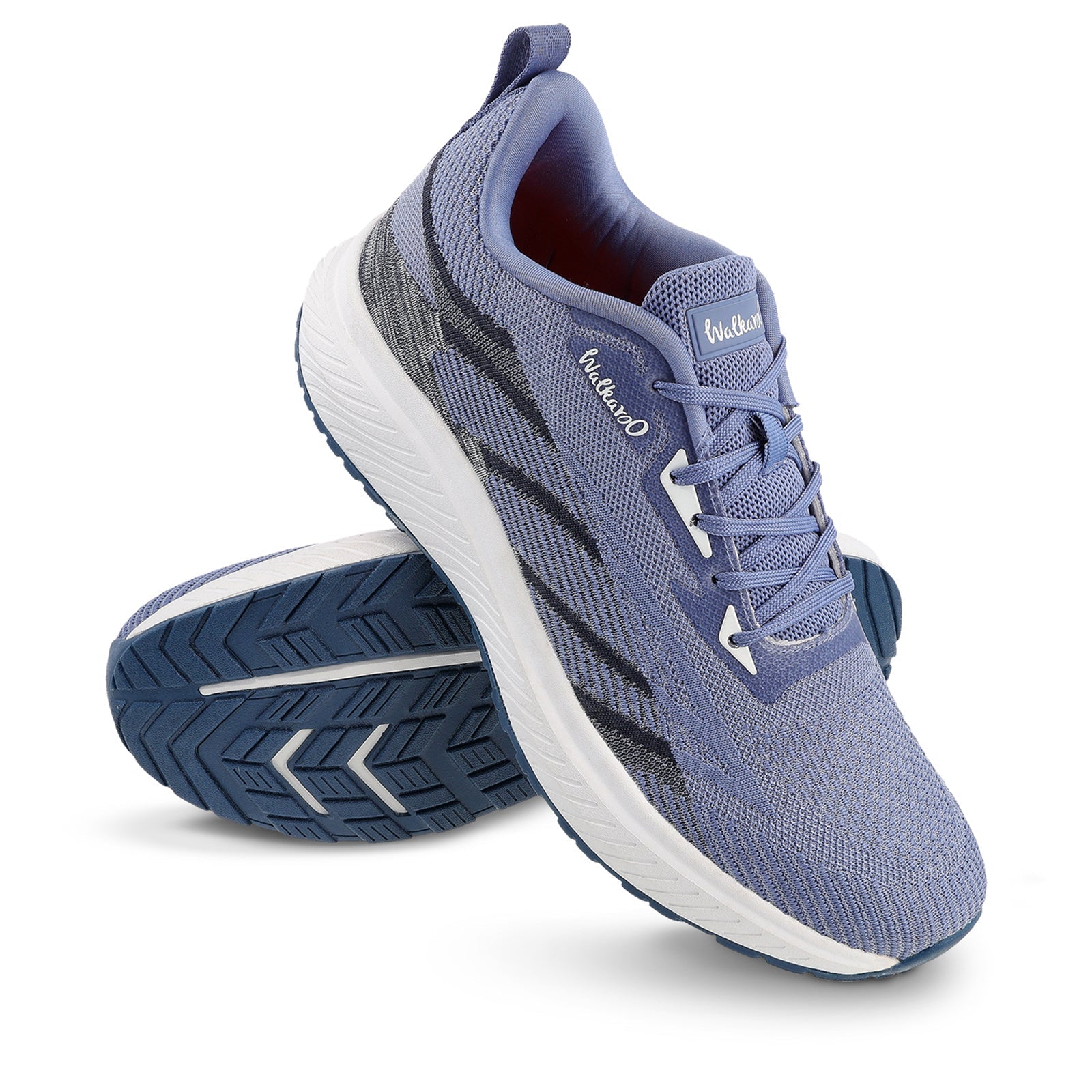 Walkaroo Men Sports Shoe - WS9116 Steel Blue - Walkaroo Footwear