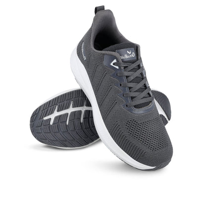 Walkaroo Men Sports Shoe - WS9104 Dark Grey - Walkaroo Footwear