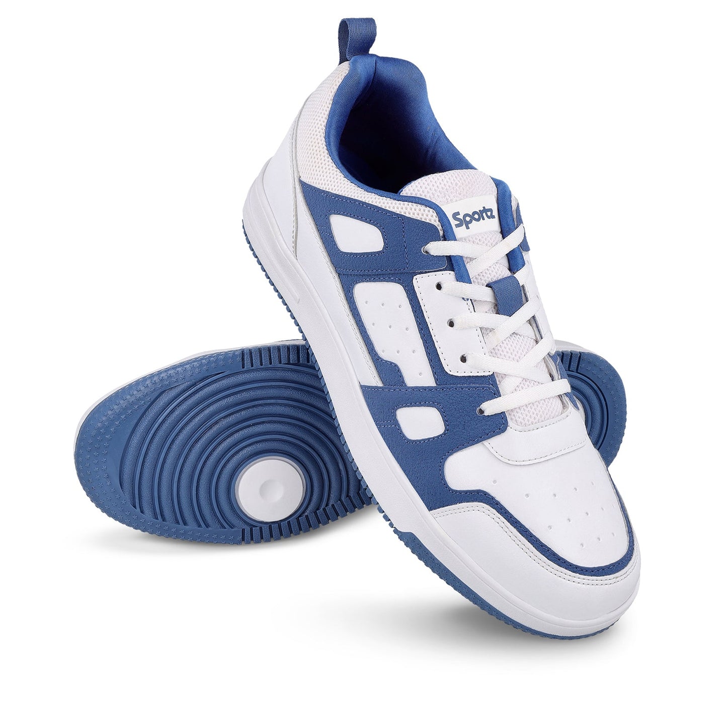 Walkaroo Men's Sneakers - WY3344 White Blue