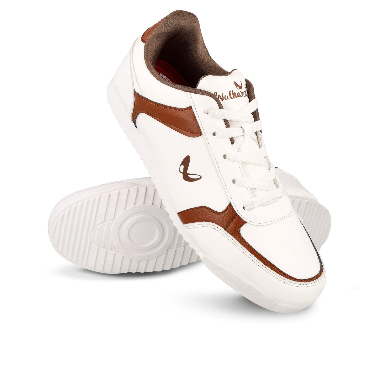 Men's Low-Top Sneakers -  WY3459 White Brown