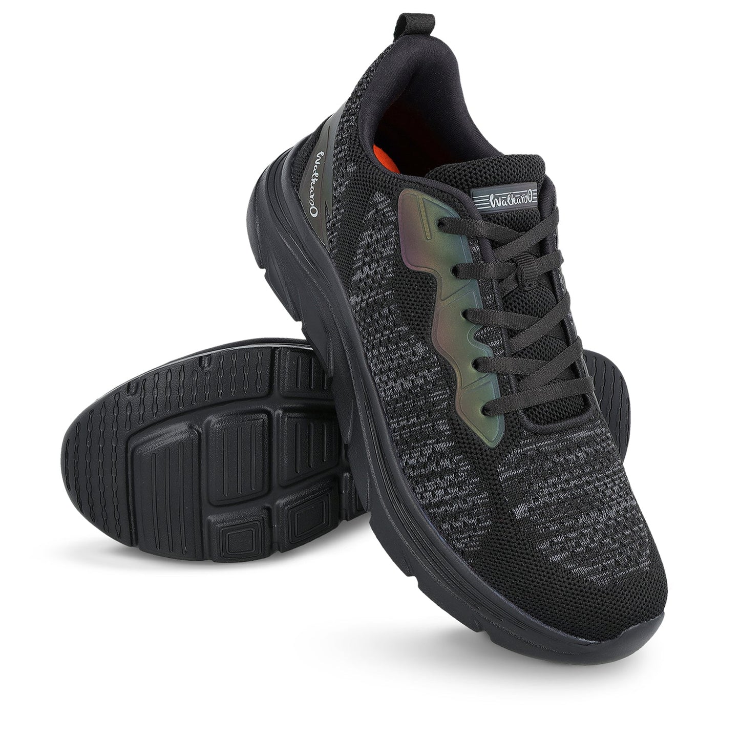 Men's Lace-up Walking Shoe - WS9566 Black Black