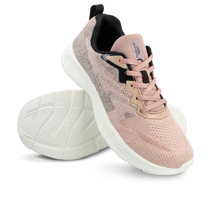 Women's Lace-up Walking Shoes - WS9908 Peach