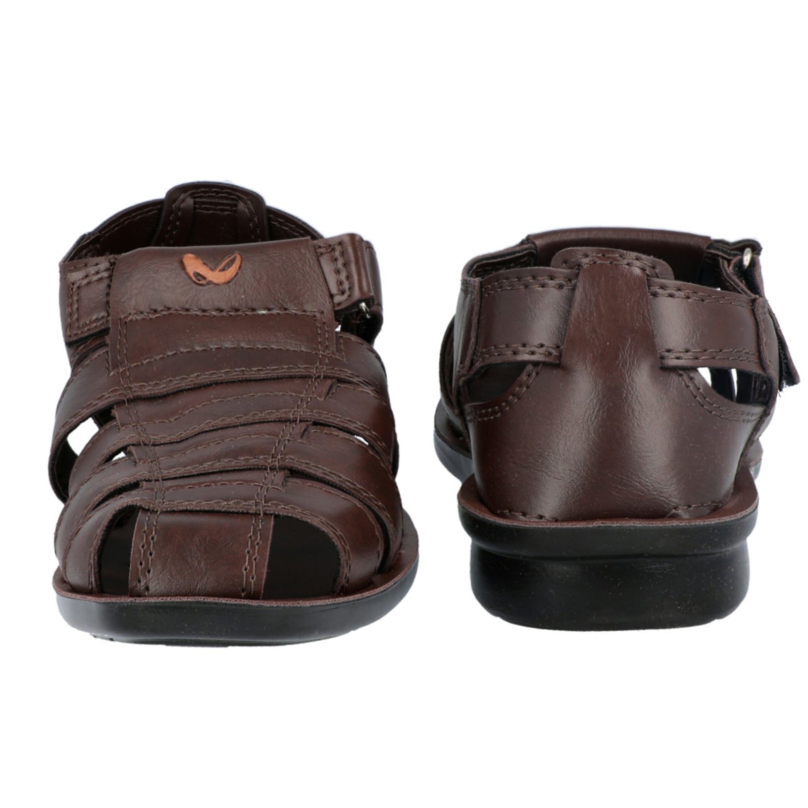 Walkaroo Men Solid Fisherman Sandals - 13505 Brown - Walkaroo Footwear