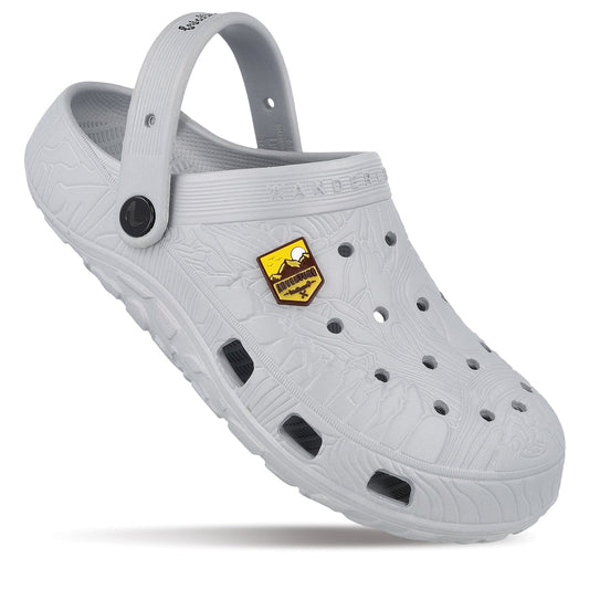 Men's Clogs  - WC8801 Light Grey