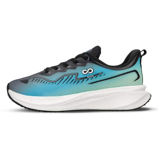 Men's Active Beads Sports Shoe - WS9163 Blue Green