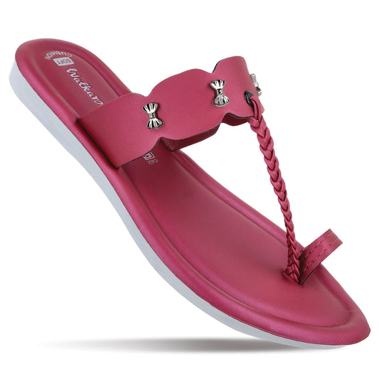 Women's Daily Wear Sandals  - WLR75701 Maroon