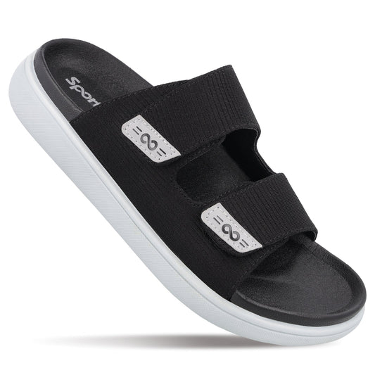 Men's Daily Wear Comfort Sandals - SGE28006 Black