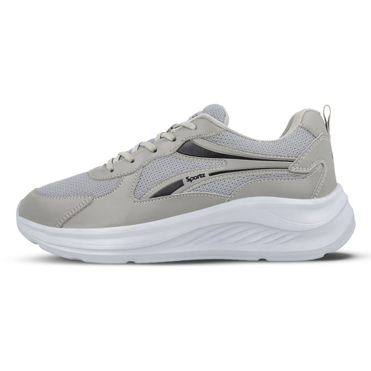 Men's Lace-up Sports Shoe - WS9628 Light Grey