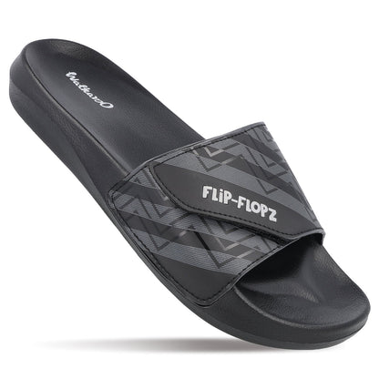 Men's Flip Flop Sliders  - WC8785 Black