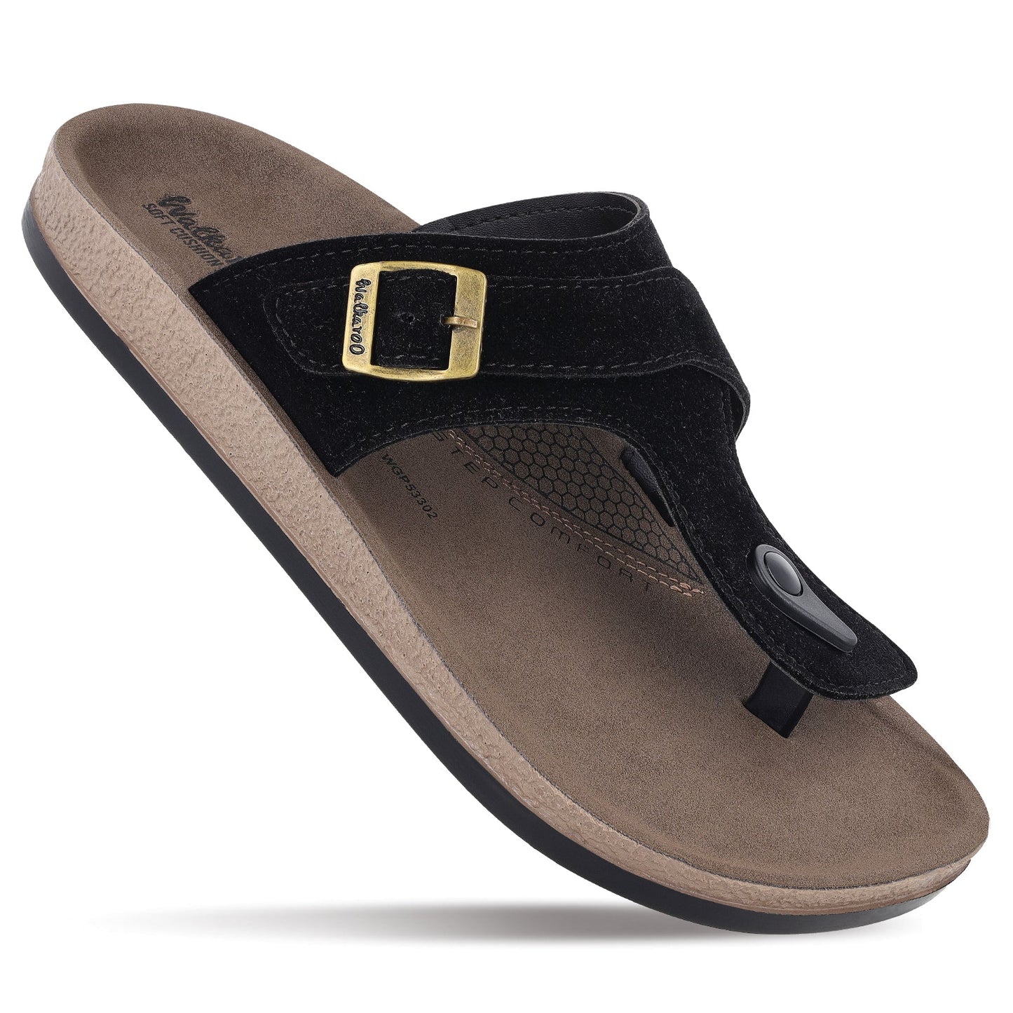 Men's Daily Wear Sandals - WGP53302 Black