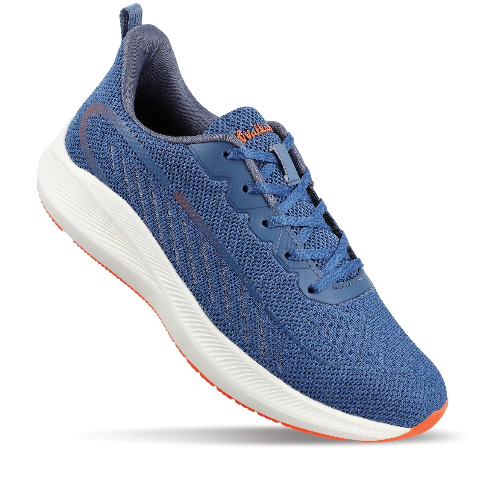 Walkaroo Running Shoes for Men - WS9077 Blue - Walkaroo Footwear