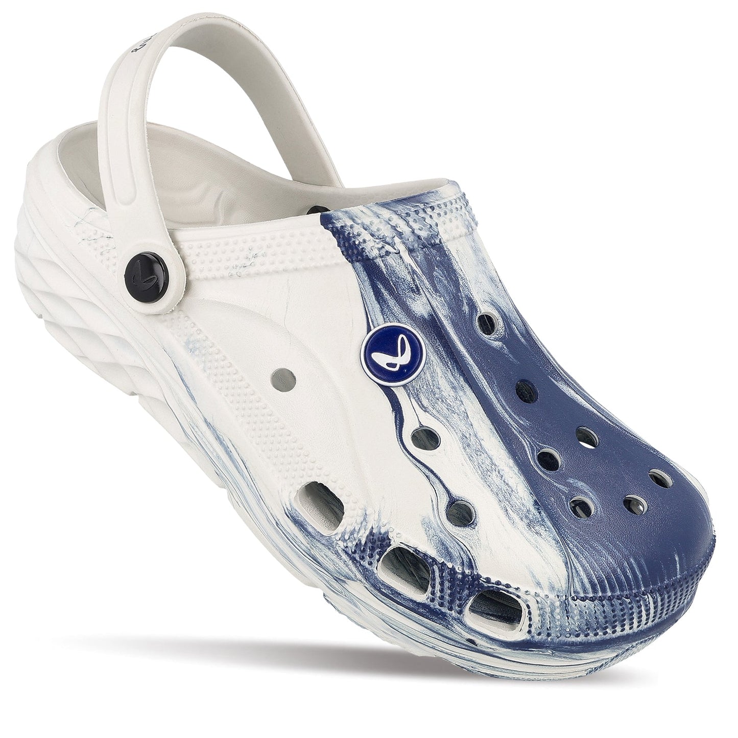 Walkaroo Mens Clogs  - WC8739 Grey Blue