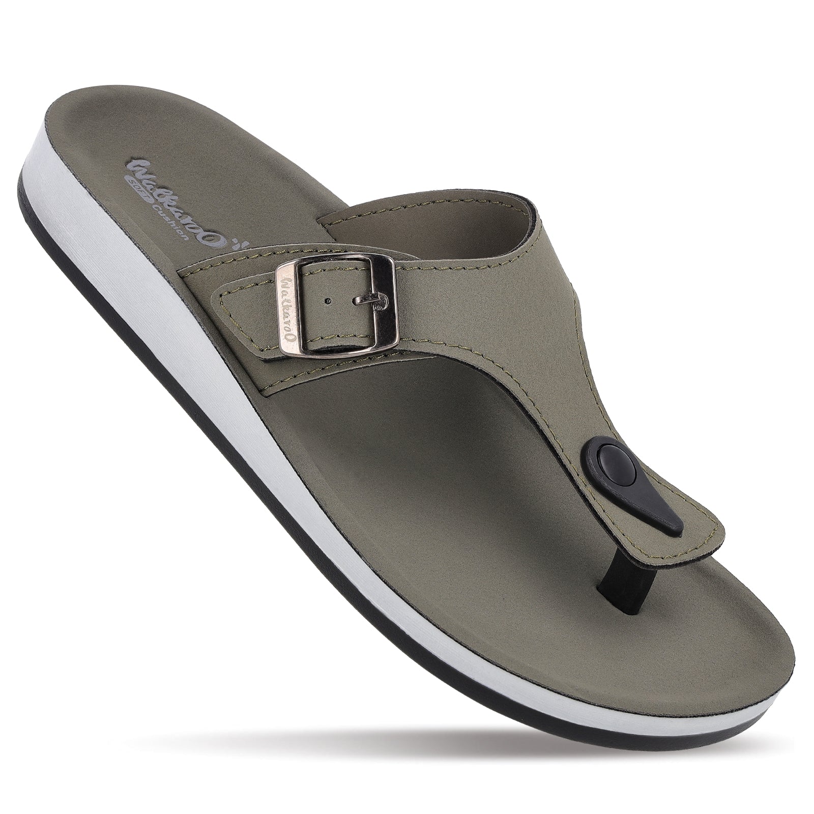 Walkaroo+ Women's Sandals - WE2349 Olive - Walkaroo Footwear