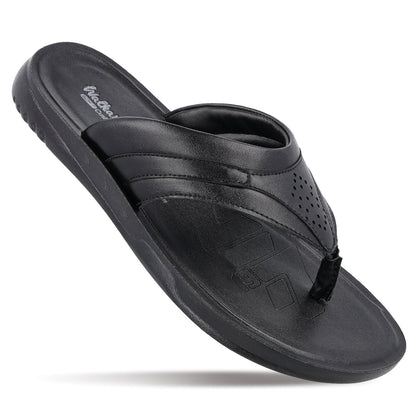 Men's Daily Wear V-Strap Sandals - WGP50023 Black