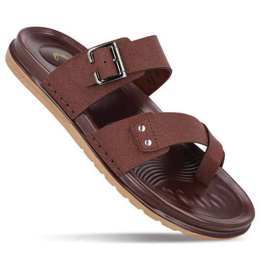 Men's Daily Wear Comfort Sandals - WGP53089 Brown