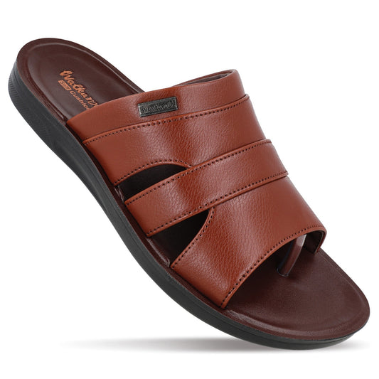 Walkaroo+ Men Sandals - WE1329 B Brown - Walkaroo Footwear