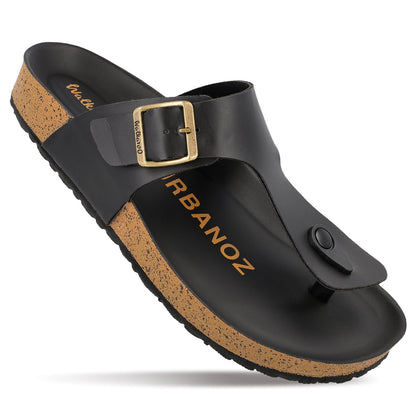 Men's Comfort Sandals - WGE53242 Full Black