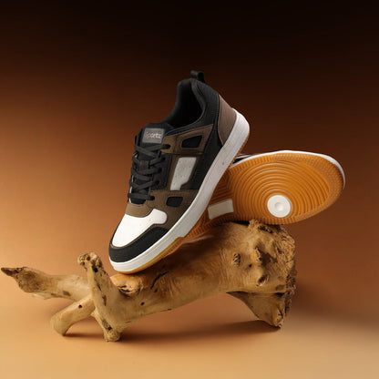 Men's Casual Sneakers - WY3344 Black Brown