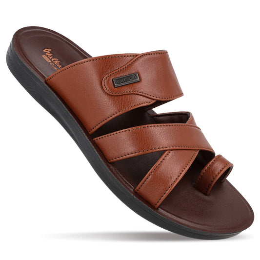 Walkaroo+ Men Sandals - WE1326 B Brown - Walkaroo Footwear