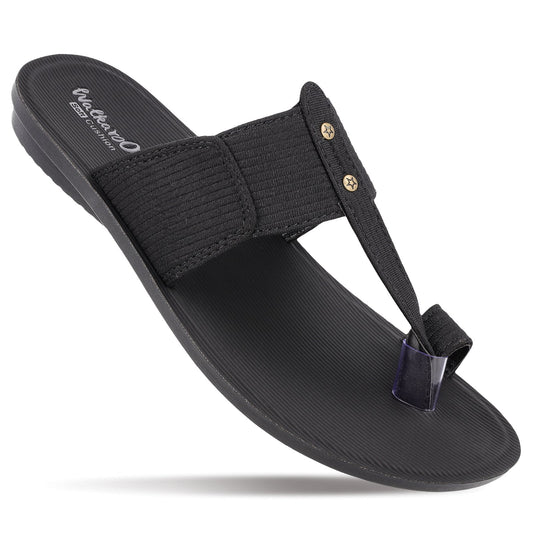 Men's  Traditional Chappal  - WGR53158 Black