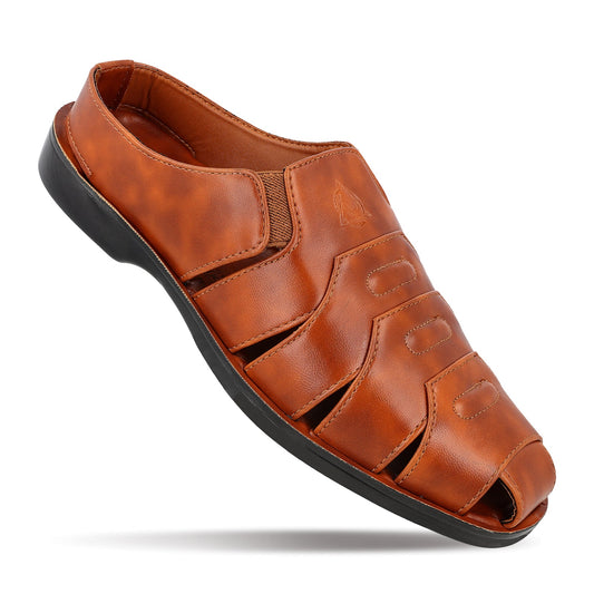Men's  Roman Sandals - WG5674 Tan