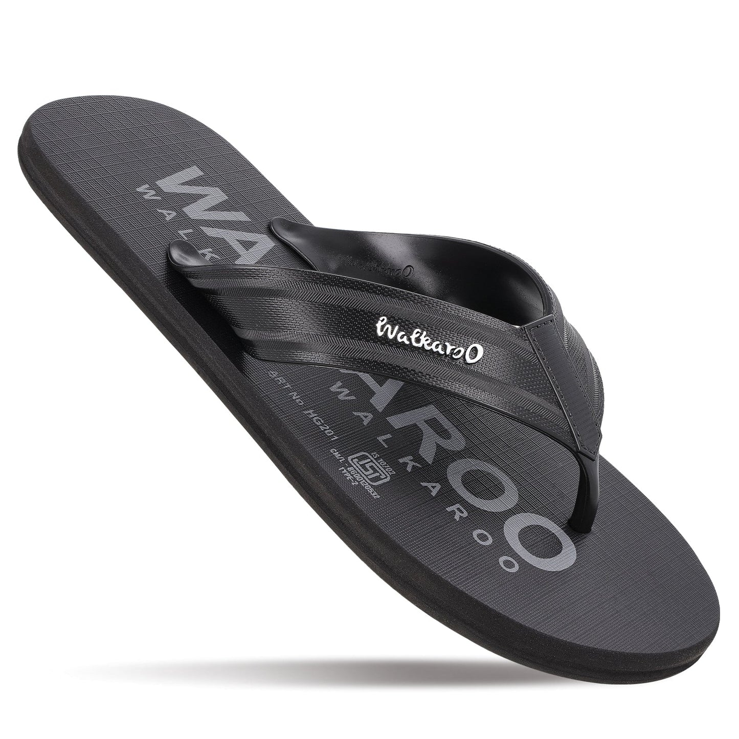 Men's Hawai Slippers - HG201 Black