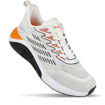 Walkaroo Running Shoes for Men - WS9080 White - Walkaroo Footwear