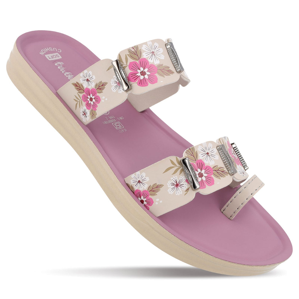 Women's Daily Wear Sandals - WLR74018 Mauve