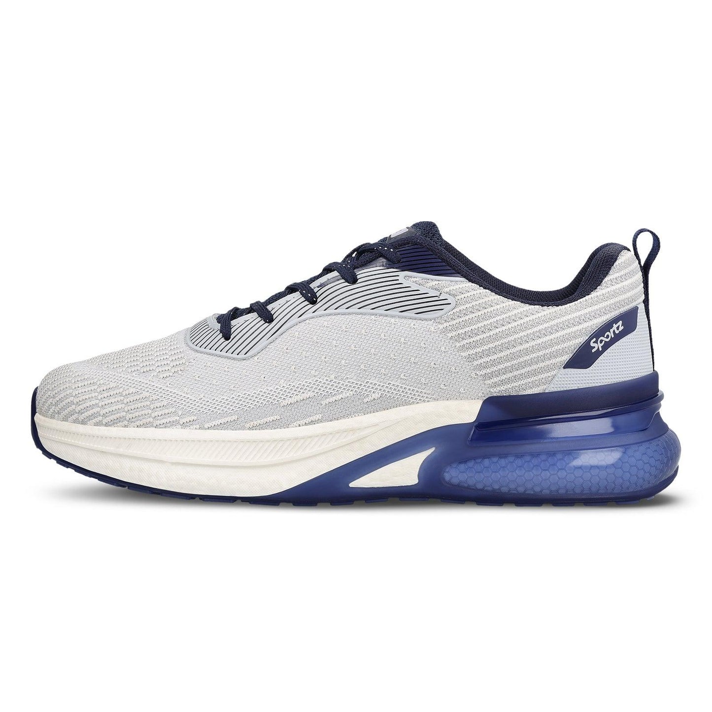 VORTIZ Men's Lace-up Walking Shoes - WS9140 Light Grey